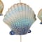 3ft. Blue Ceramic Shell Handmade Ombre Windchime with Driftwood & Bead Accents